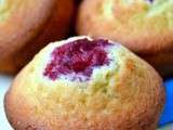 Muffin au lemon curd et framboise
