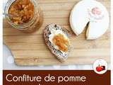 Confiture de pommes et noix de coco