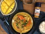 Curry de poulet aux oignons et potimarron | Une recette facile et parfumée