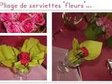 Decoration Def Rose Serviettes
