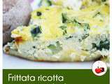 Frittata ricotta courgettes herbes