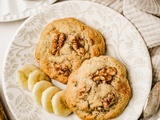 Cookies Banane Moelleux aux Noix