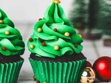 Cupcakes Sapins de Noël