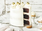 Layer Cake Chocolat et Ganache Vanille