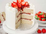 Layer Cake Vanille Fraise