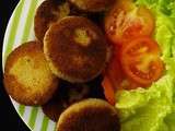 ポテト肉コロッケ : Croquettes de pommes de terre à la viande hachée
