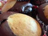 Muffins marbrés chocolat vanille