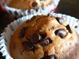 Muffins moelleux aux pépites de chocolat