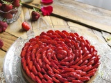 Tarte Fraise Rhubarbe