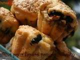 Muffins pour l'apéro : pommes-boudin