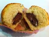 Muffins Coco coeur Nutella
