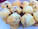 Petits cakes Jambon de Parme/Olives noires