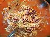 Salade de choux crémeuse (coleslaw)