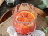 Cocktail Americano à l’orange sanguine