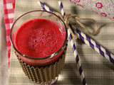Smoothie framboise pamplemousse