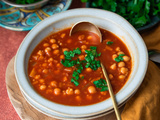 Soupe Marocaine Harira aux pois-chiches