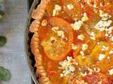 Tarte à la tomate ananas et feta