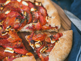 Tarte thon, tomate et moutarde