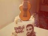 Gâteau Kendji Girac et sa guitare