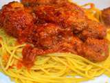 Spaghetti aux Boulettes de Viande - Tastygourmandise