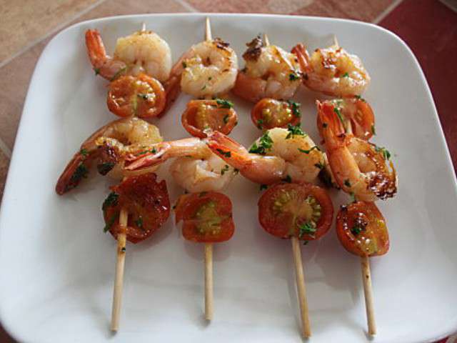 Les Meilleures Recettes De Brochettes Et Crevettes