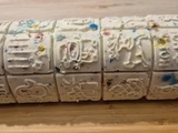 Bûche Glacée Meringues m&ms
