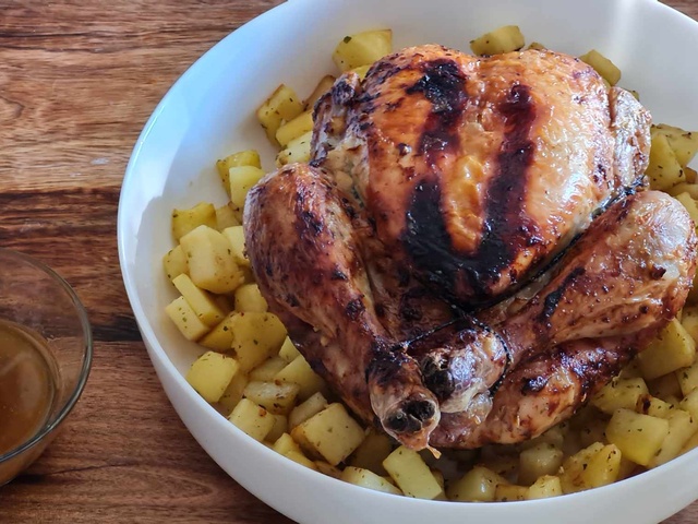 Recettes de Poulet rôti et Pomme de terre