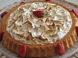 Tarte Fraises Rhubarbe Meringuée