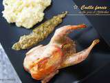 Caille farcie au foie gras et chanterelles #Battle Food 26#