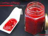Confiture de fraises et basilic rouge