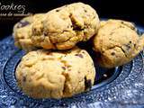 Cookies beurre de cacahuète et chocolat noir