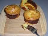Mini cakes ou muffins au magret de canard séché et aux pommes