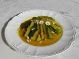 Légumes : Courgettes au curry