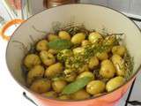 Légumes : Pommes de terre  Grenaille  à la vapeur de foin