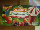 Liégeois glacés de fruits Andros
