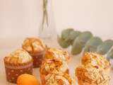 Muffins aux abricots et amandes effilées