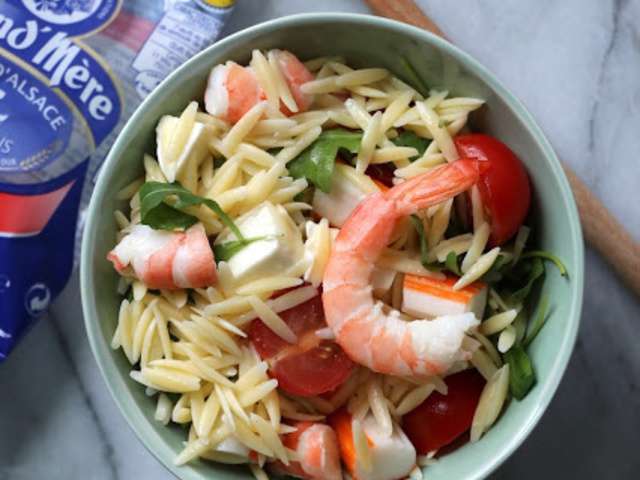 Recettes De Salade De Pâtes Et Crevettes