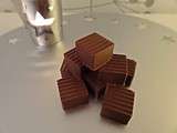 Chocolats fourrés à la pâte de noisette