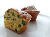 Muffins petits pois & carottes