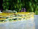 Mille-feuille d’omelette estival