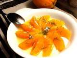 Orange à l’huile d’argan, fleur d’oranger et aneth