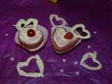 Cupcakes de la Saint Valentin, épisode 1 : cupcakes framboise/ chocolat blanc