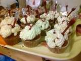 Dexter red velvet cupcakes