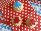 Peanut Butter and jelly cupcakes - Cupcakes beurre de cacahuète et confiture