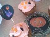 This is halloween # 1 : Cupcakes d'halloween choco vanille
