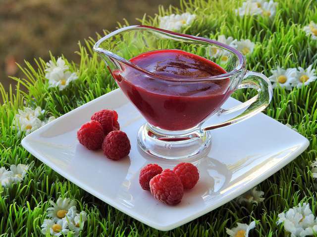 Coulis de framboises au Thermomix