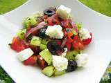 Salade grecque et sa vinaigrette Thermomix