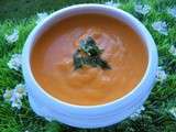 Soupe de dholl a la tomate - lait de coco et curry (thermomix)