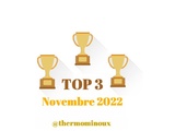 Top 3 : Novembre 2022