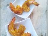 Crevettes thaïes panées à la noix de coco à l'Actifry